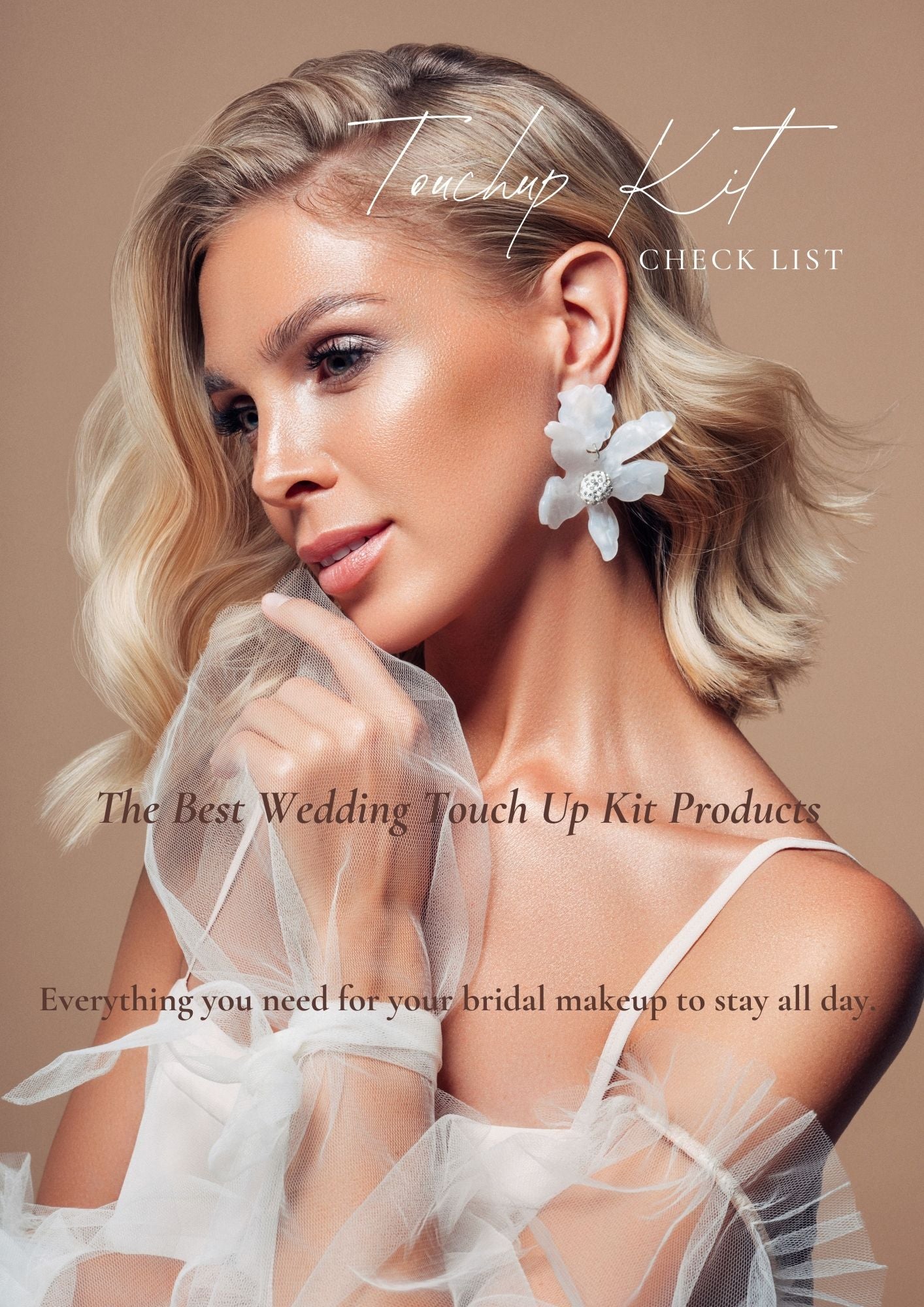 Touch up kit checklist for Bride
